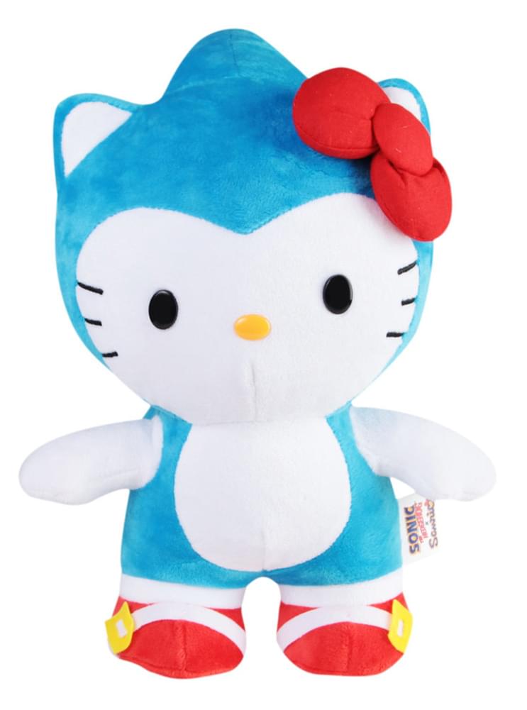 Sonic x Sanrio 10" Plush: Blue Sonic x Hello Kitty