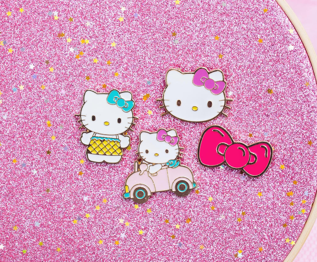 Sanrio Hello Kitty 4-Piece Enamel Pin Set