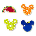 Disney Mickey Mouse Fresh Fruit 4-Piece Enamel Pin Set