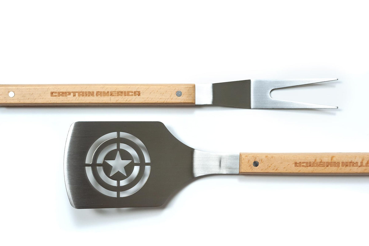 Marvel’s Captain America 3-Piece Outdoor BBQ Grill Utensil Set