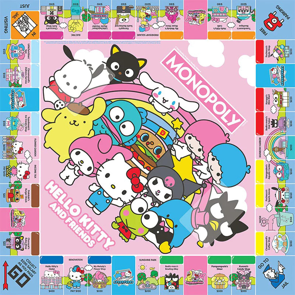 Hello Kitty and Friends Monopoly Board Game