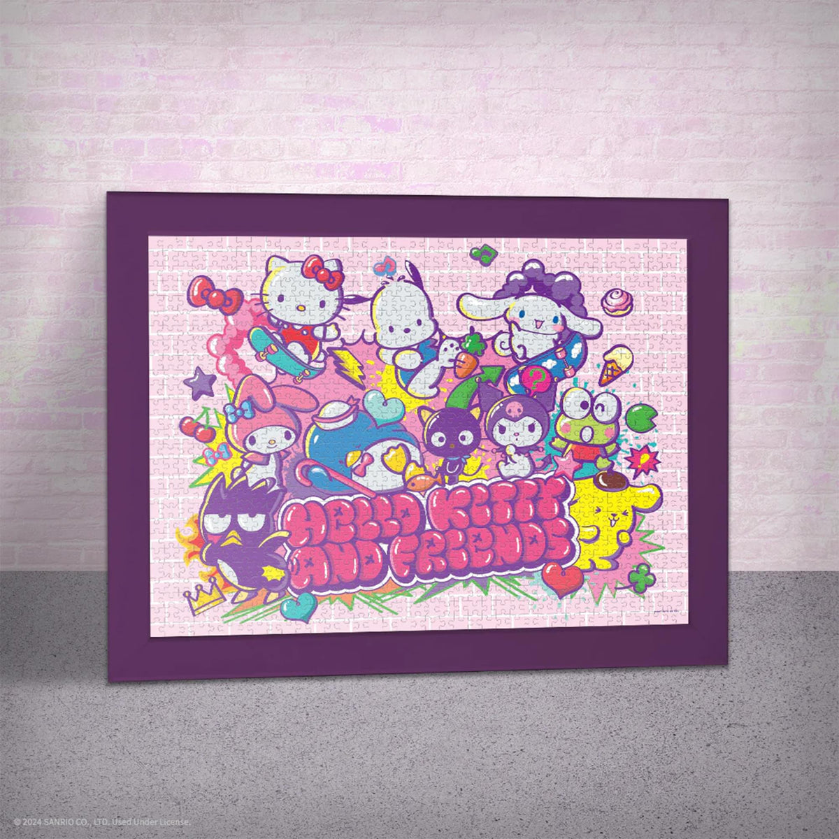 Sanrio Hello Kitty and Friends "Tokyo Skate" 1000 Piece Jigsaw Puzzle