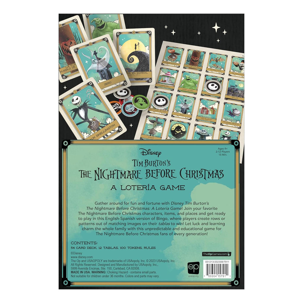 Disneys Nightmare Before Christmas Loteria