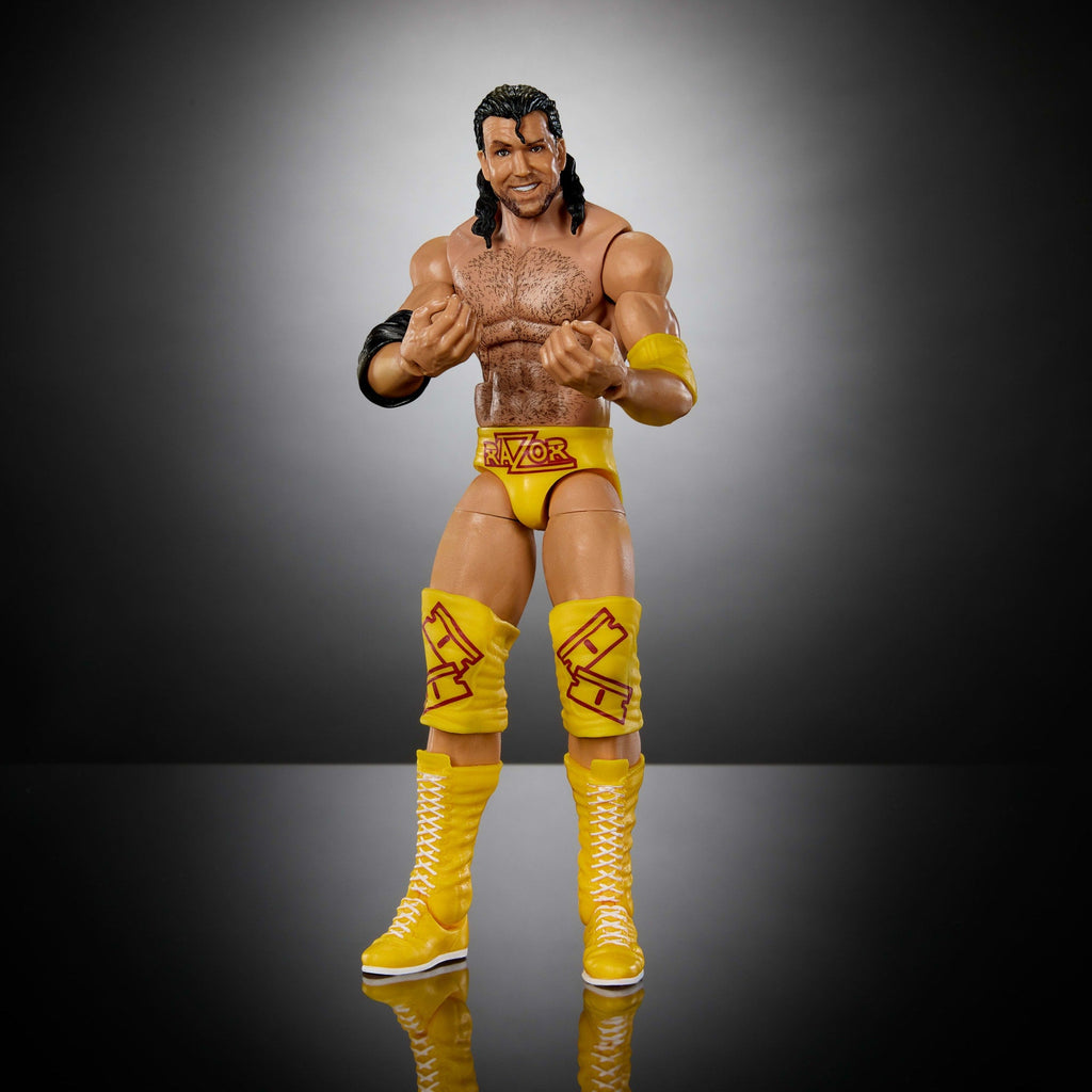 WWE Monday Night War Elite Collection Razor Ramon Action Figure & Dusty Rhodes Build-A-Figure Parts
