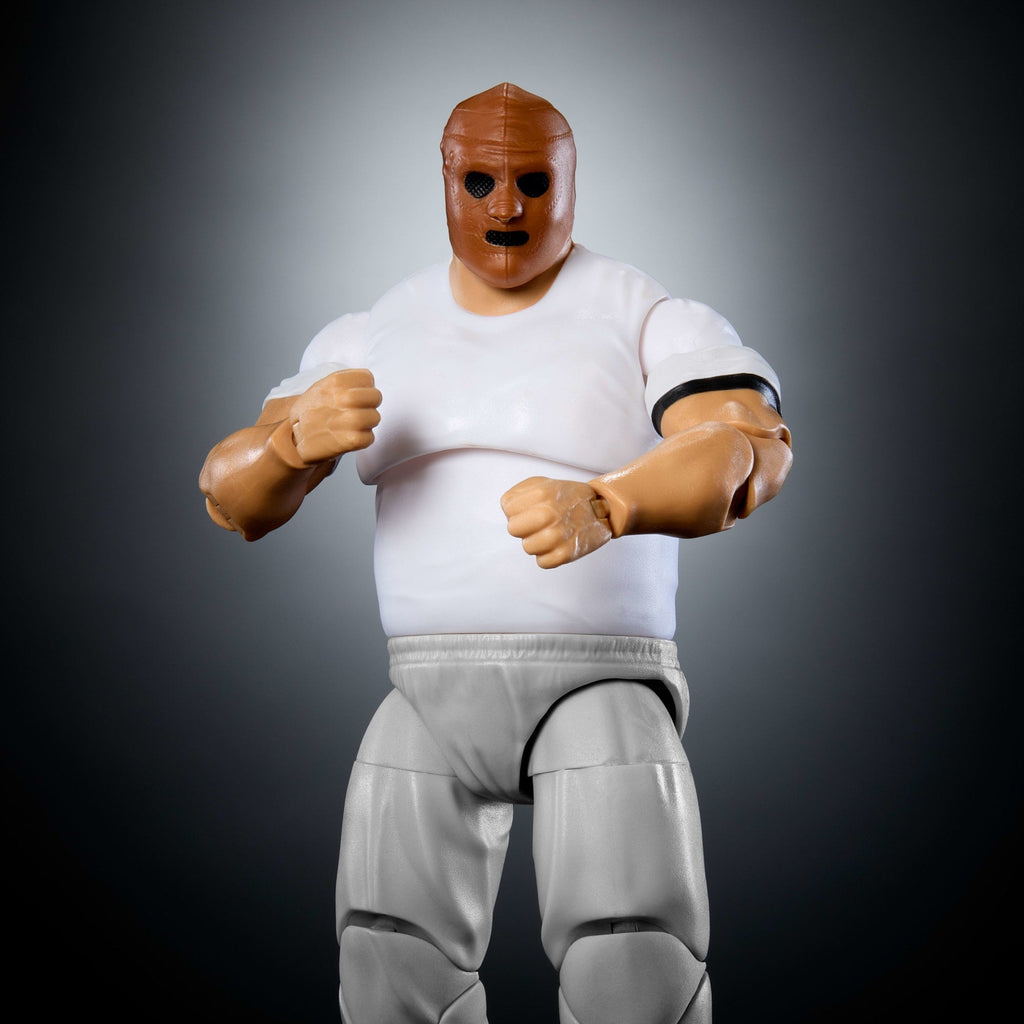 WWE Elite Collection Monday Night War Hardcore Hak Action Figure & Golga Build-A-Figure Parts