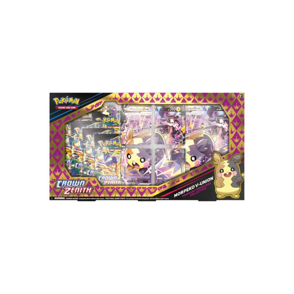 Pokemon - Crown Zenith - Premium Treasures Collection - Morpeko V-UNION