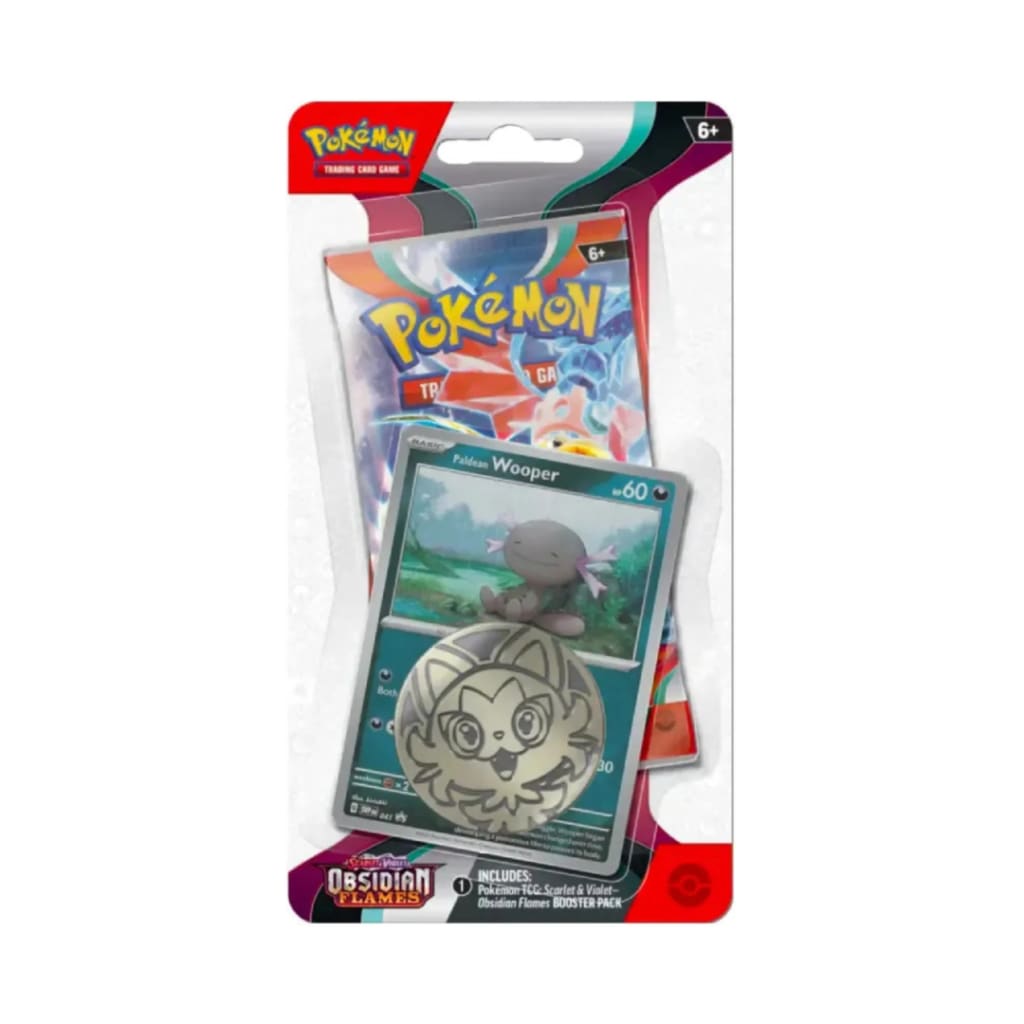 Pokemon - Scarlet and Violet - Obsidian Flames - Checklane Blister - Paldean Wooper