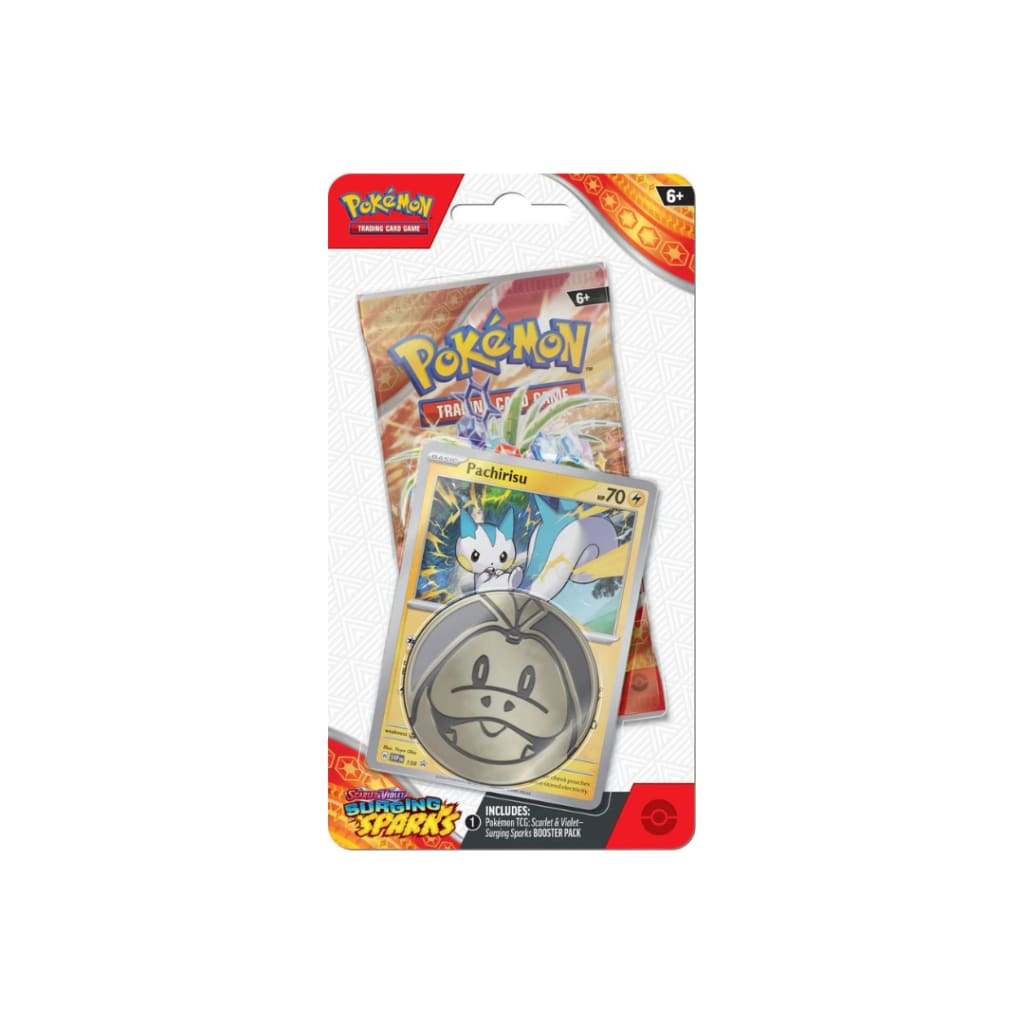 Pokemon - Scarlet and Violet - Surging Sparks - Checklane Blister - Pachirisu