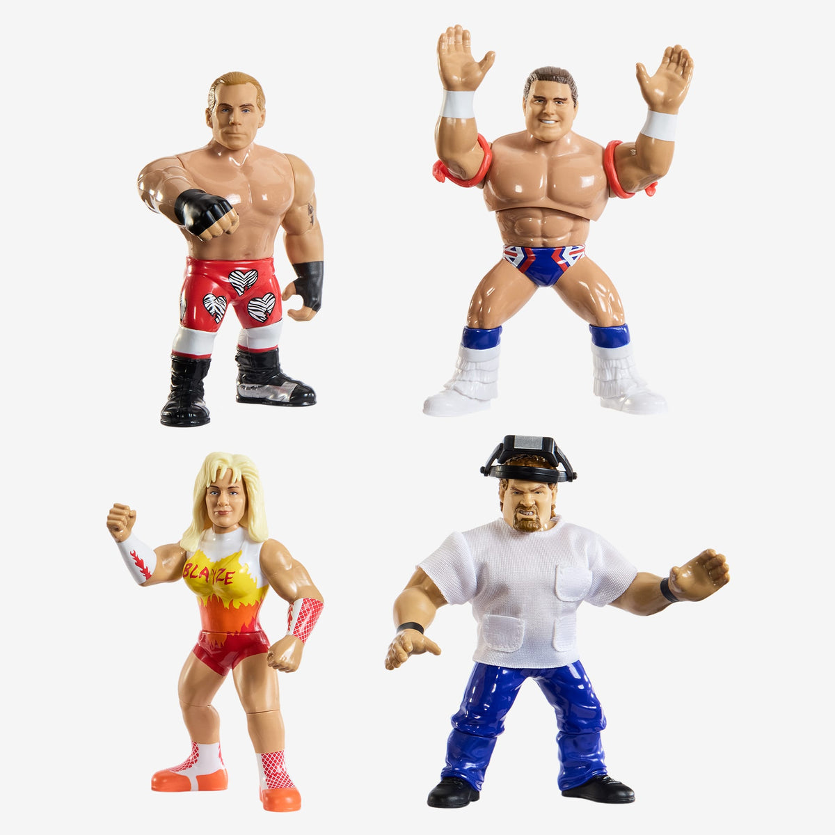 WWE Retro Action Figure 4-Pack Bundle