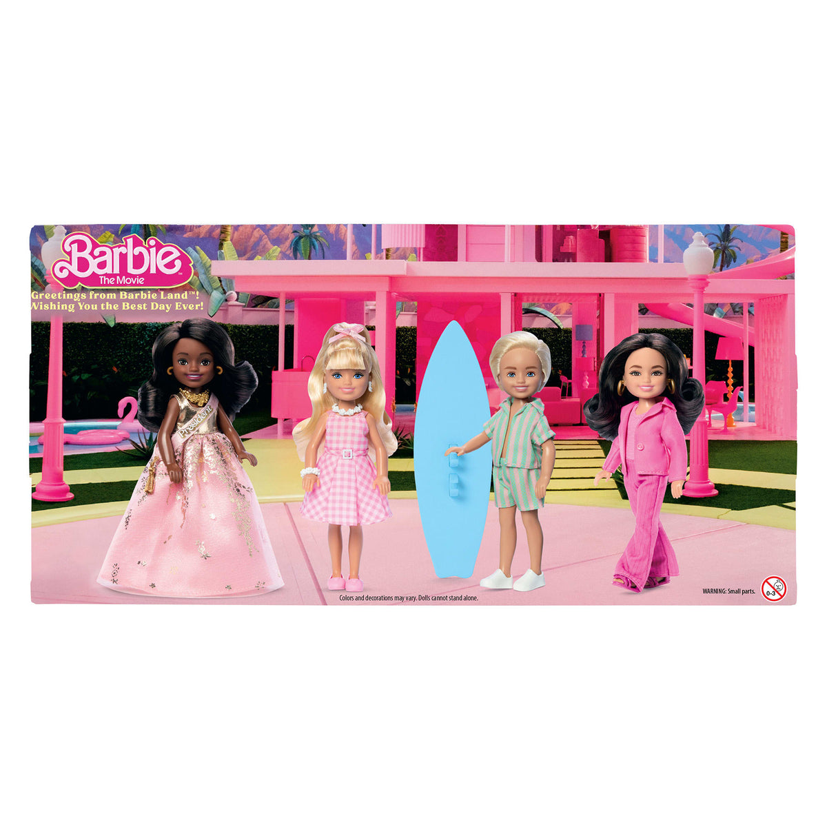 Barbie The Movie Chelsea Small Doll 4-Pack