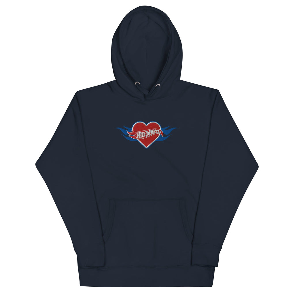 Hot Wheels Heart with Flame Hoodie